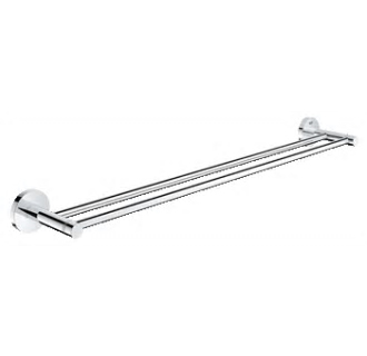 Essentials 24" Double Towel Bar in StarLight Chrome