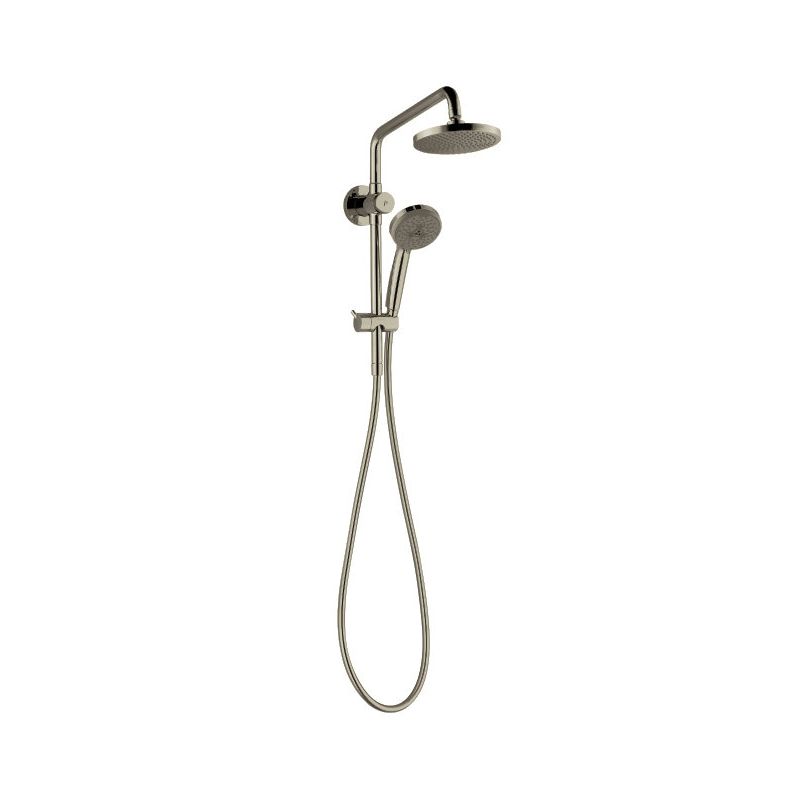 Croma SAM Shower Set W/Showerhead and Hand Shower In Brushed Nickel Infinity Finish