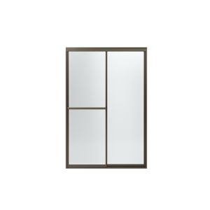 Prevail 48-7/8x70-1/8" Shower Door in Bronze & Clear Glass