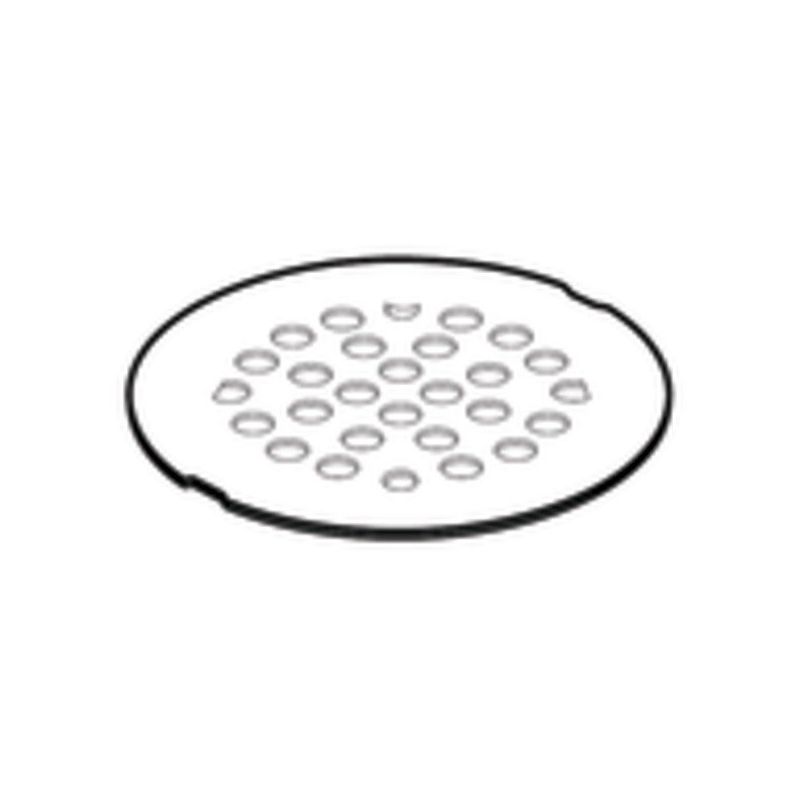 Screw On Shower Drain Cover Brushed Nickel