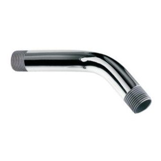 Wall Mount Shower Arm In Brushed Platinum 