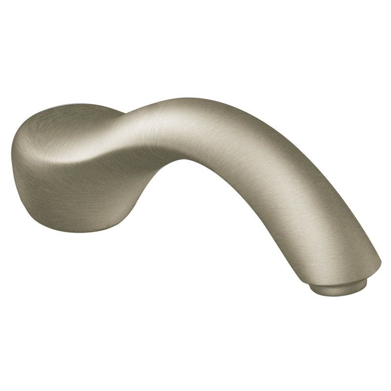 Monticello Deck Mount Roman Tub Spout w/Diverter in Brushed Nickel