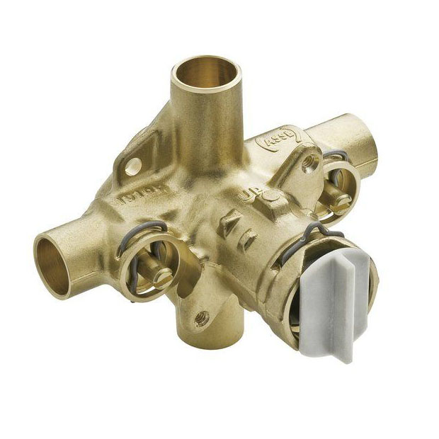 Posi-Temp Pressure Balancing Valve Rough-In Only 1/2" CC w/1/4 Turn Stops
