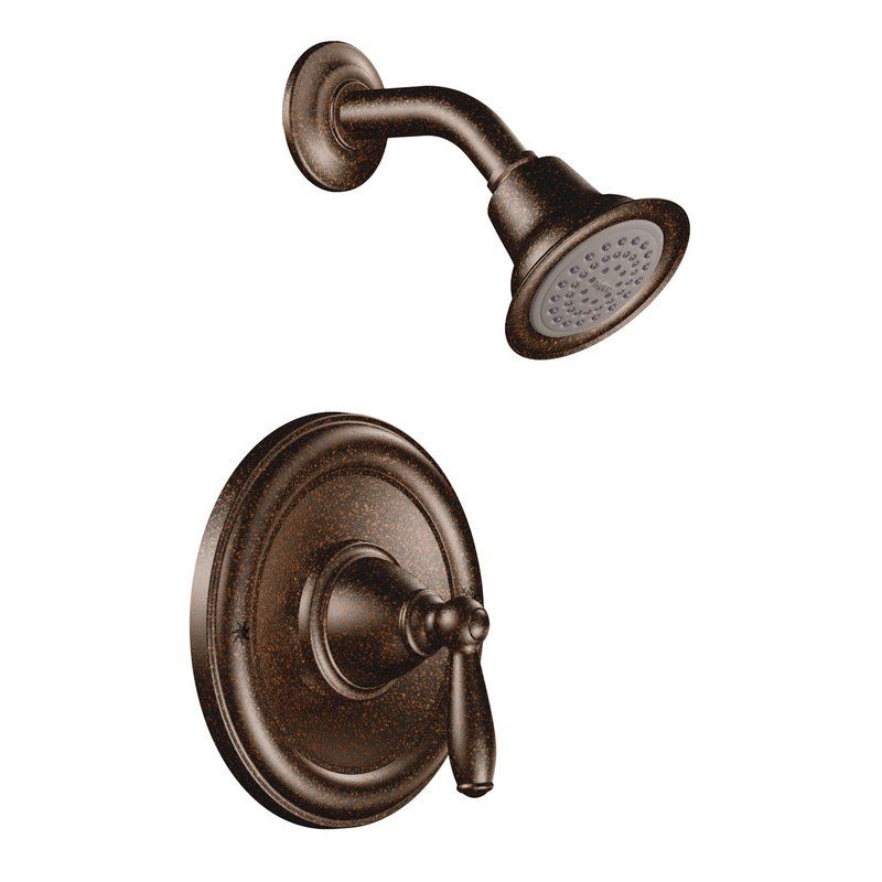 Brantford Shower Trim W/Single-Function Showerhead In Oil Rubbed Bronze