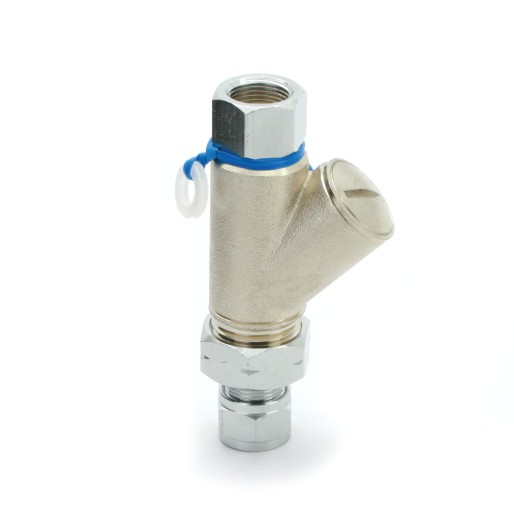 Commercial In-Line Filter w/Check Valve Chrome