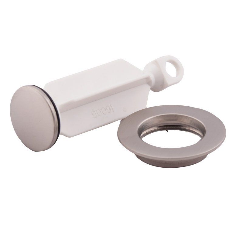 Drain Assembly w/Plug & Seat Brushed Nickel