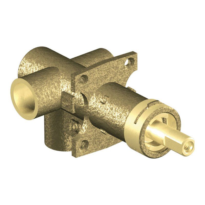 3-Function Transfer Valve Rough-In 1/2" CC Connections w/2 Discrete Outputs & 1 Shared Mode