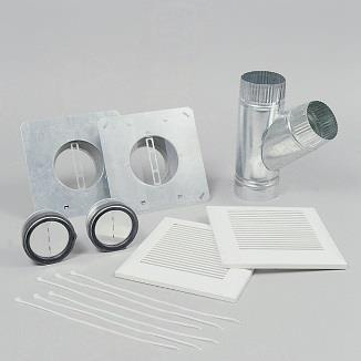 WhisperLine Installation Kit Exclusively for WhisperLine Fans 4" Duct Double Inlet
