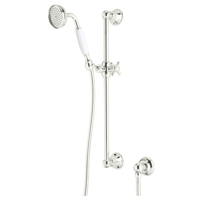 Country Single-Function Hand Shower System In Polished Nickel