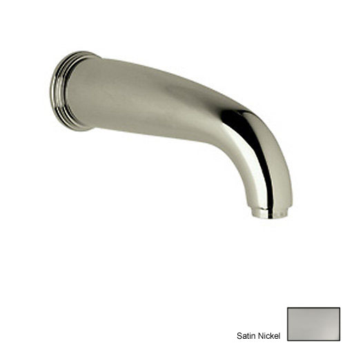 TUB SPOUT 8-1/4 U.3805STN EDWARDIAN WALL MOUNT