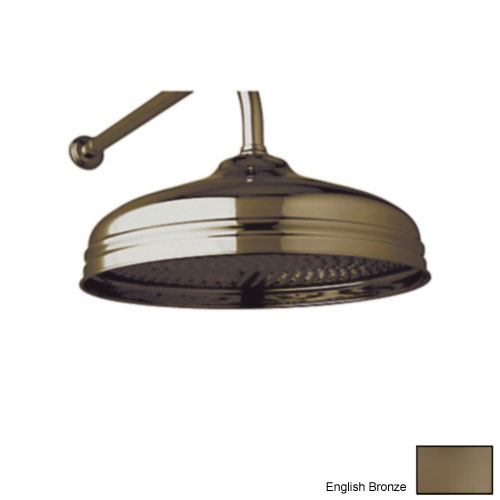 Perrin & Rowe Rain Single-Function Showerhead In English Bronze