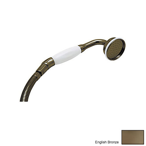 Perrin & Rowe Single-Function Inclined Hand Shower In English Bronze