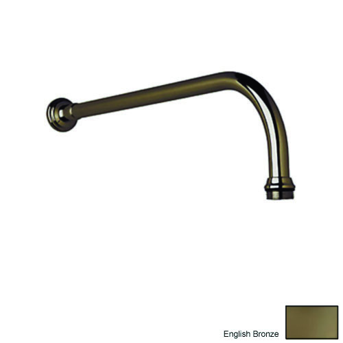 Perrin & Rowe Wall Mount Shower Arm & Flange In English Bronze