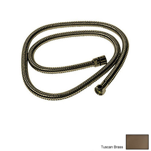 59" Metal Shower Hose Assembly in Tuscan Brass