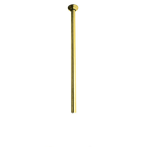 Shower Collection Ceiling Mount Shower Arm & Flange In Inca Brass