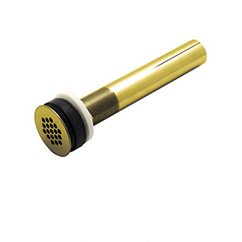 Non-Slotted Grid Drain w/10" Tailpiece Inca Brass