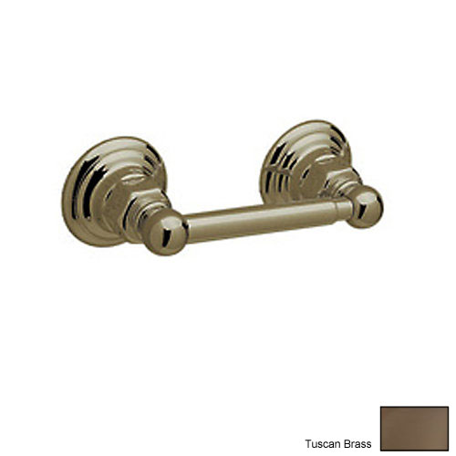 Perrin & Rowe Spring Loaded Toilet Paper Holder in Tuscan Brass