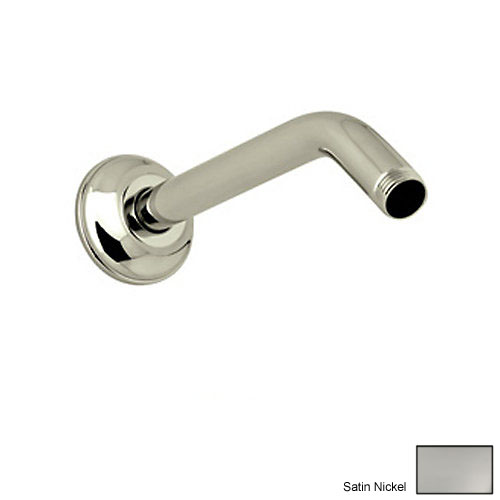 Shower Collection Wall Mount Shower Arm & Flange In Satin Nickel