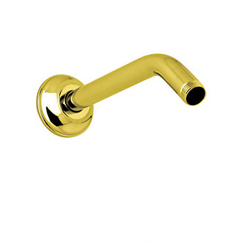 Shower Collection Wall Mount Shower Arm & Flange In Inca Brass
