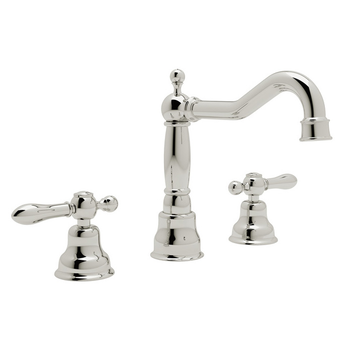 Arcana Widespread Lav Fct in Polished Nickel w/Classic Lever