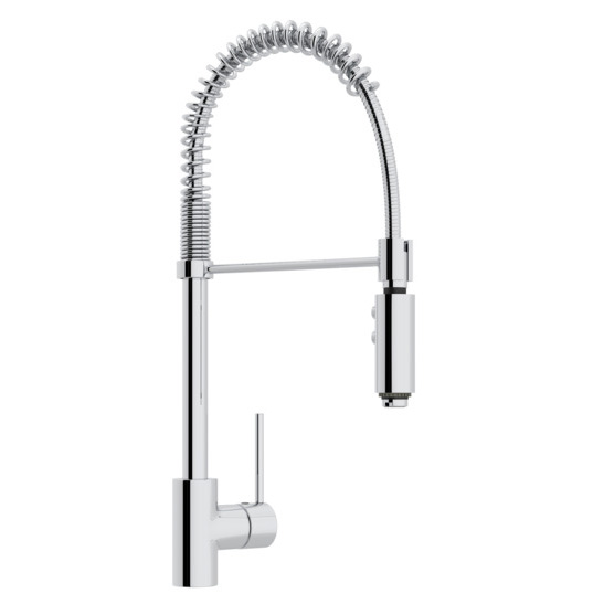 Modern Pro Pull-Down Kitchen Faucet in Polished Chrome