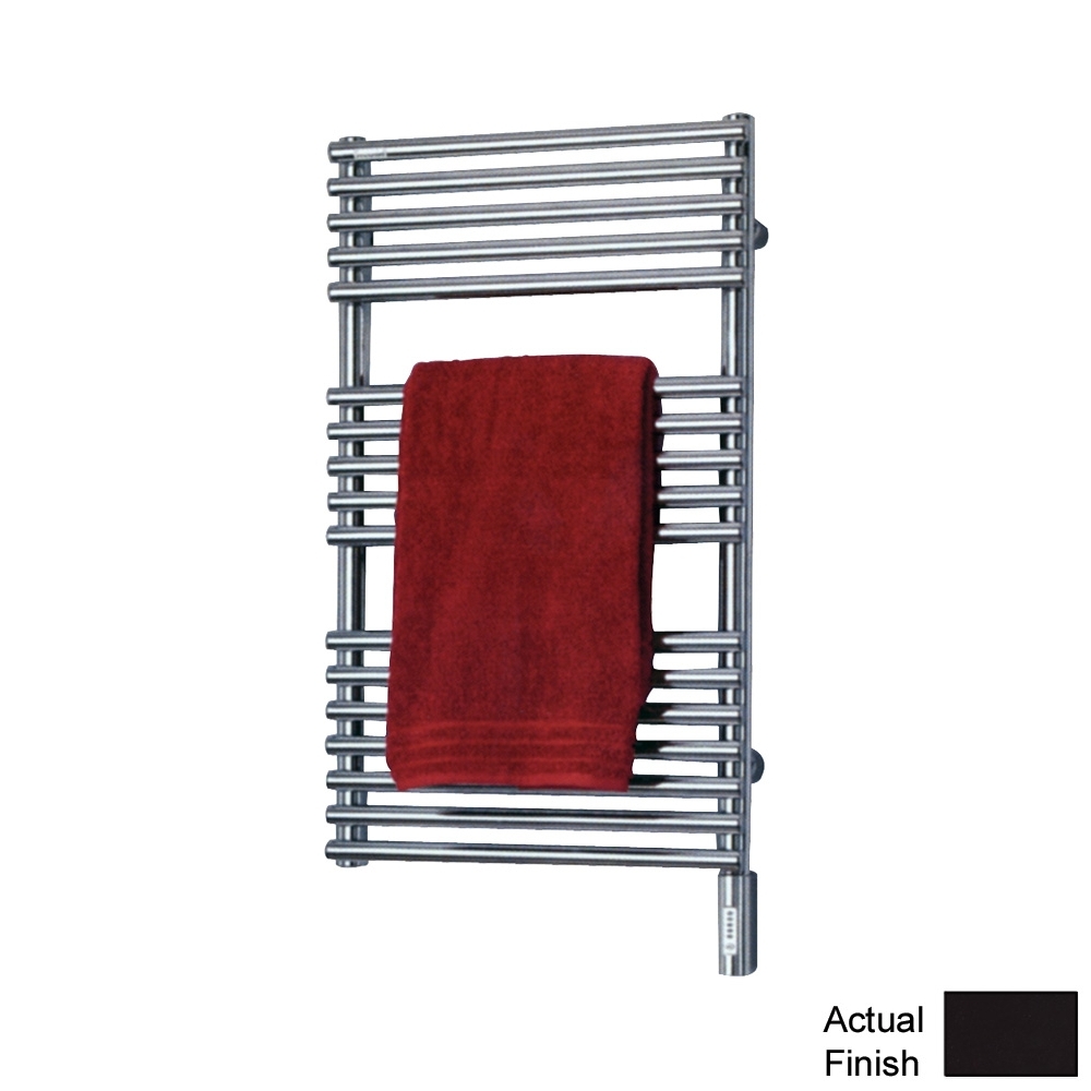 Neptune 33x20" Electric Direct Wire Towel Warmer in Grey Brown