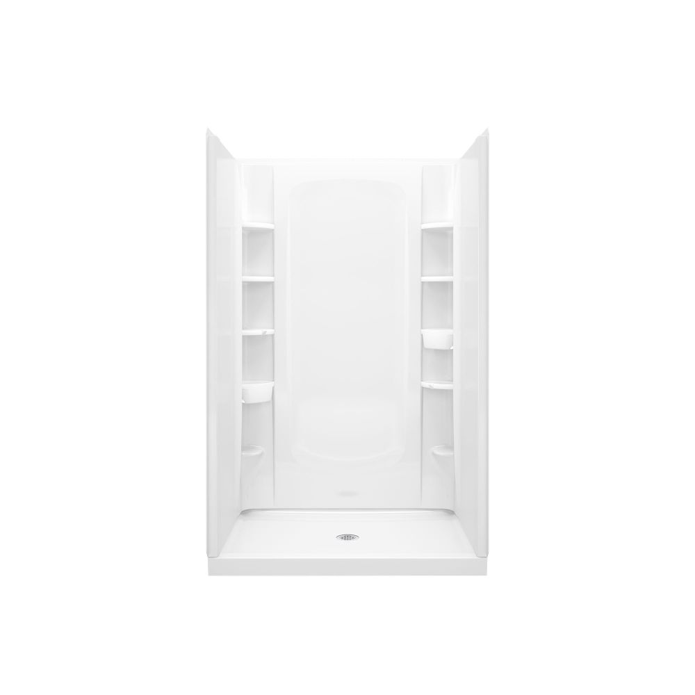 Store+ Shower Kit 48x34x75-3/4" White