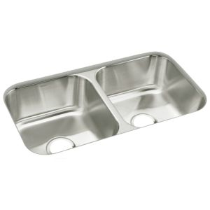McAllister 31-15/16x18-1/8x8-9/16" SS Double Bowl Sink