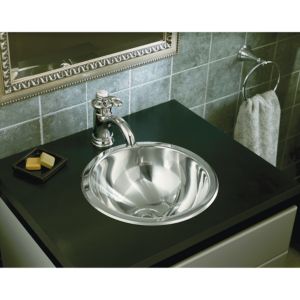 Sterling 13-5/8x5-1/4 Stainless Steel Single Bowl Round Sink