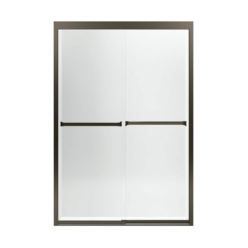 Meritor 47-5/8x69-11/16" Shower Door in Bronze & Clear Glass