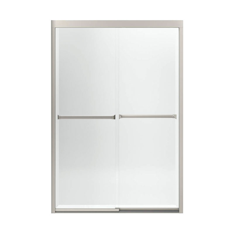 Meritor 47-5/8x69-11/16" Shower Door in Nickel & Clear Glass