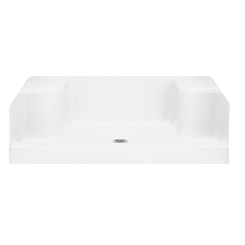 Advantage 48x34x17-1/4" Seated Shower Base in White