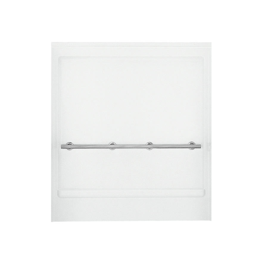 OC-S-63-ADA Back Wall 63-1/4x72" White With Grab Bar