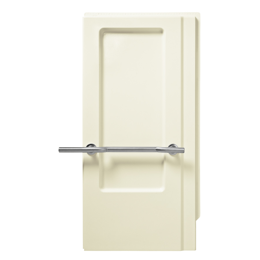 OC-S-63-ADA End Wall Set 39-3/8x72" Biscuit With Grab Bars