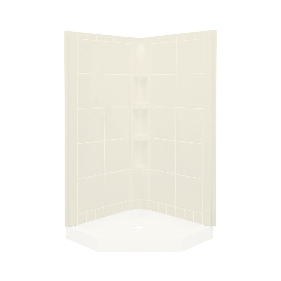 Intrigue Wall Set 39x39x78-7/8" Biscuit