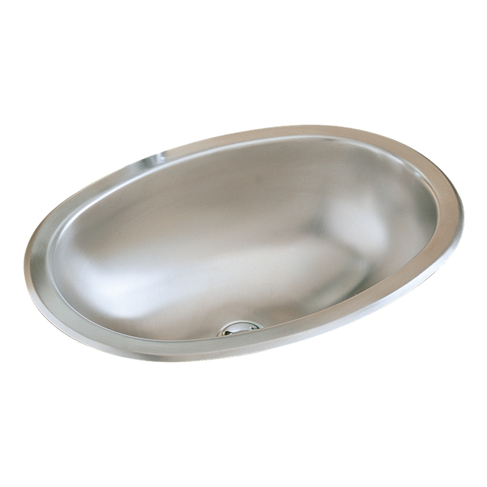 Sterling 16-3/4x11-3/4x5-1/2 Stainless Steel Single Bowl Oval Bath Sink