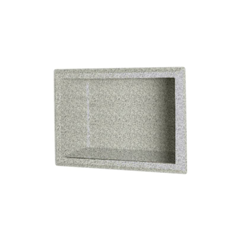 Recessed Accessory Shelf 7-1/2x4-1/8x10-3/4" in Gray Granite