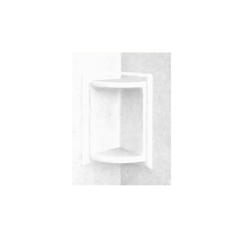 Corner Soap Shelf 5-3/4x11" in White
