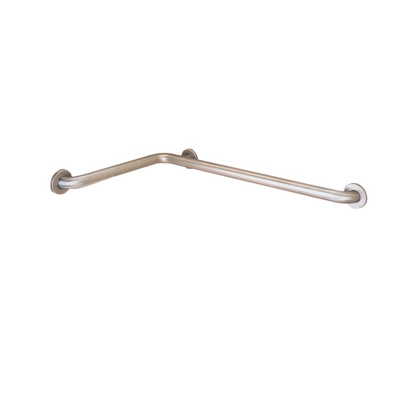 L-Shaped 14x32" Grab Bar in Stainless Steel