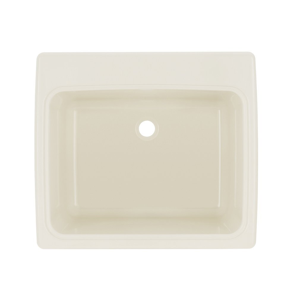 Single Bowl 25x22x13-9/16" Large Utility Sink in Bisque