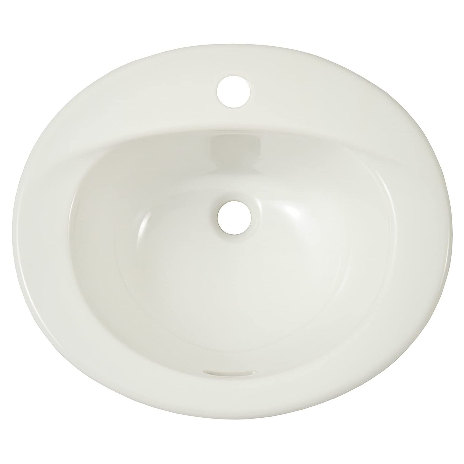 20x17" Drop In Lav Sink w/8" Fct Holes in Cotton White