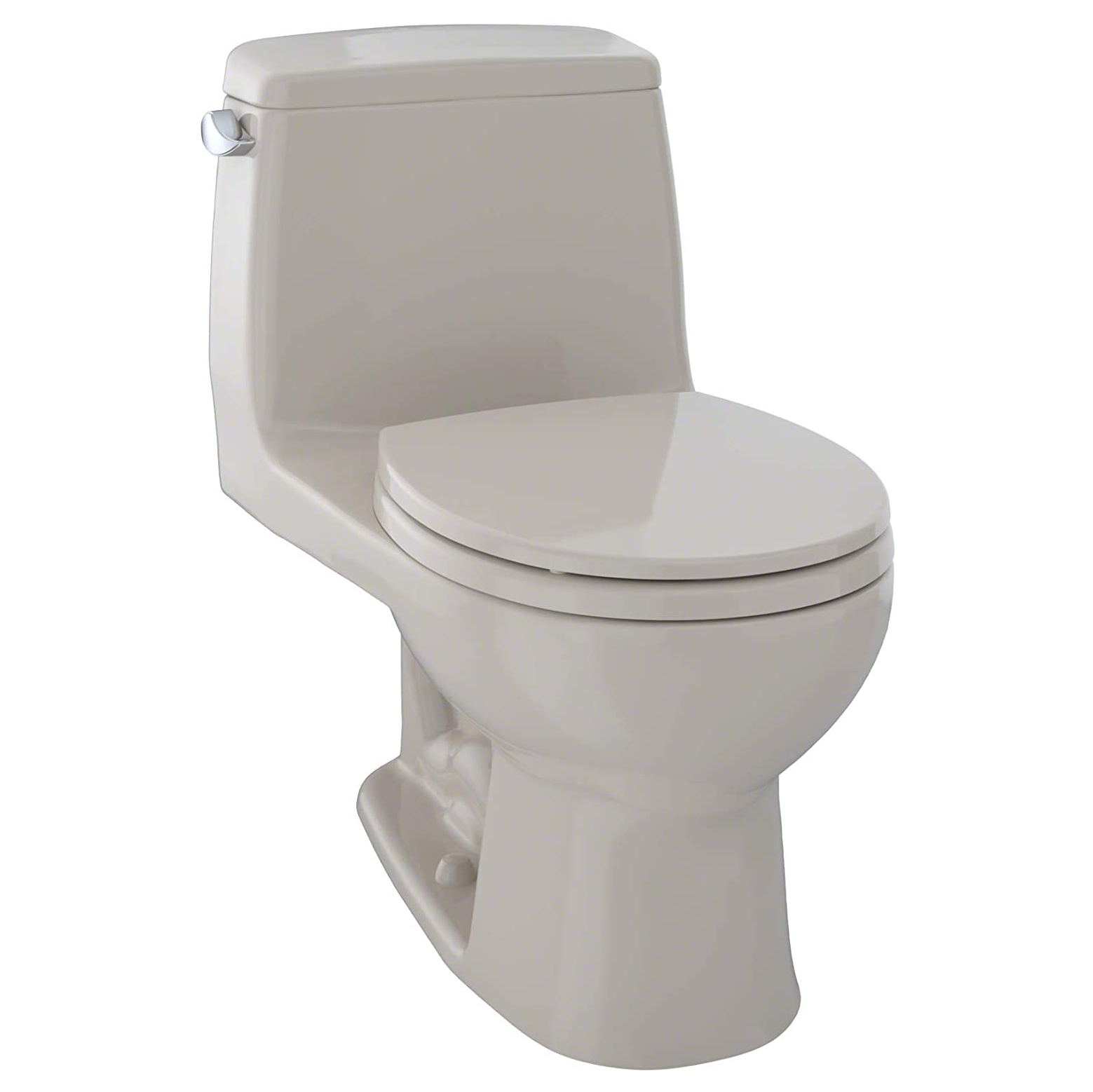 Ultramax 1-pc Round Front Toilet w/Seat in Bone 1.6 gpf