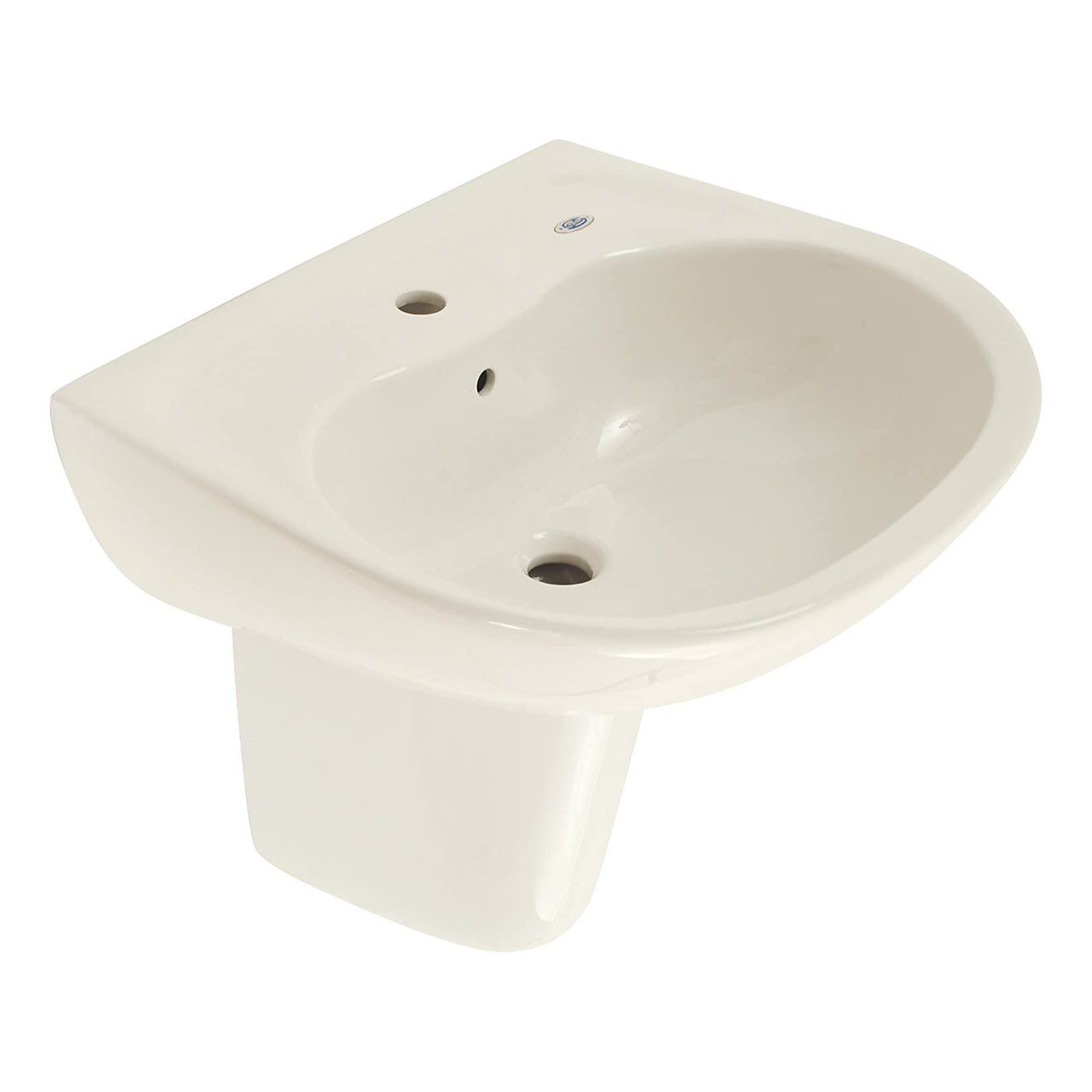Supreme 22x19" Wall Mount Lav Sink w/1" Fct Hole in Colonial White