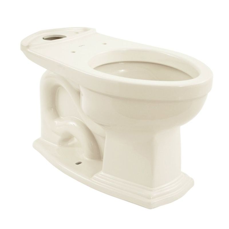 Eco Clayton Elongated Toilet Bowl Only Colonial White **SEAT NOT INCLUDED**