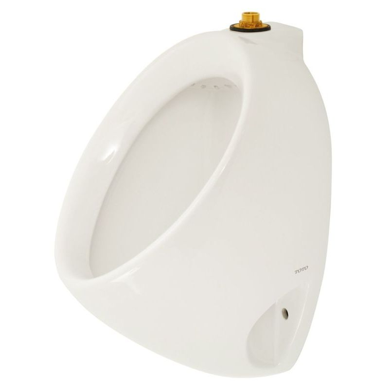 Commercial Washout High Efficiency Urinal w/Top Spud in Cotton