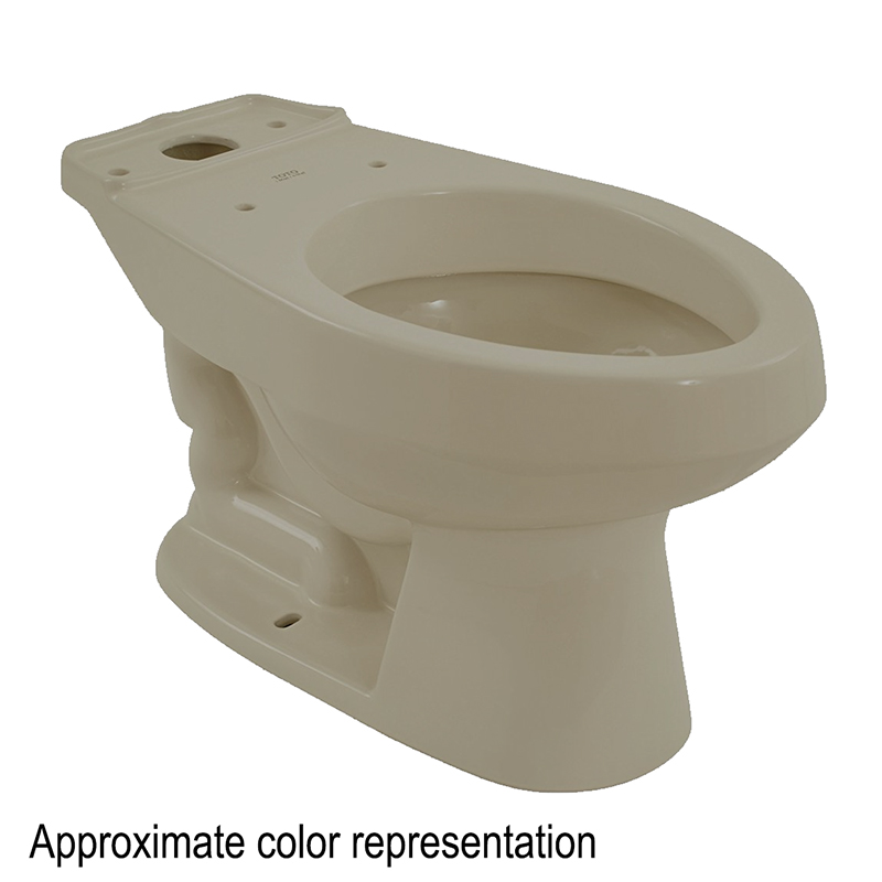Carusoe Elongated Toilet Bowl Only Sedona Beige **SEAT NOT INCLUDED**