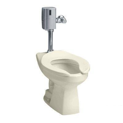 1.6 gpf Flushometer Floor Mount Elongated Toilet in White