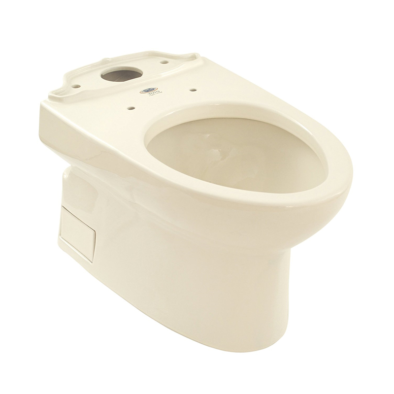 Vespin Elongated Toilet Bowl Only w/SanaGloss Glaze Sedona Beige **SEAT NOT INCLUDED**