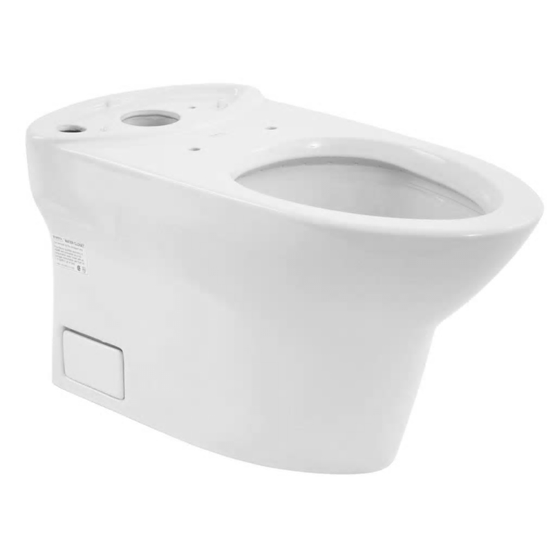 Pacifica Elongated Toilet Bowl Only Cotton **SEAT NOT INCLUDED**