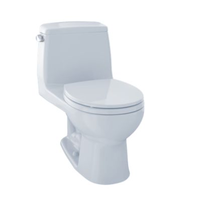Ultimate 1-pc Round Front Toilet in Cotton White 1.6 gpf